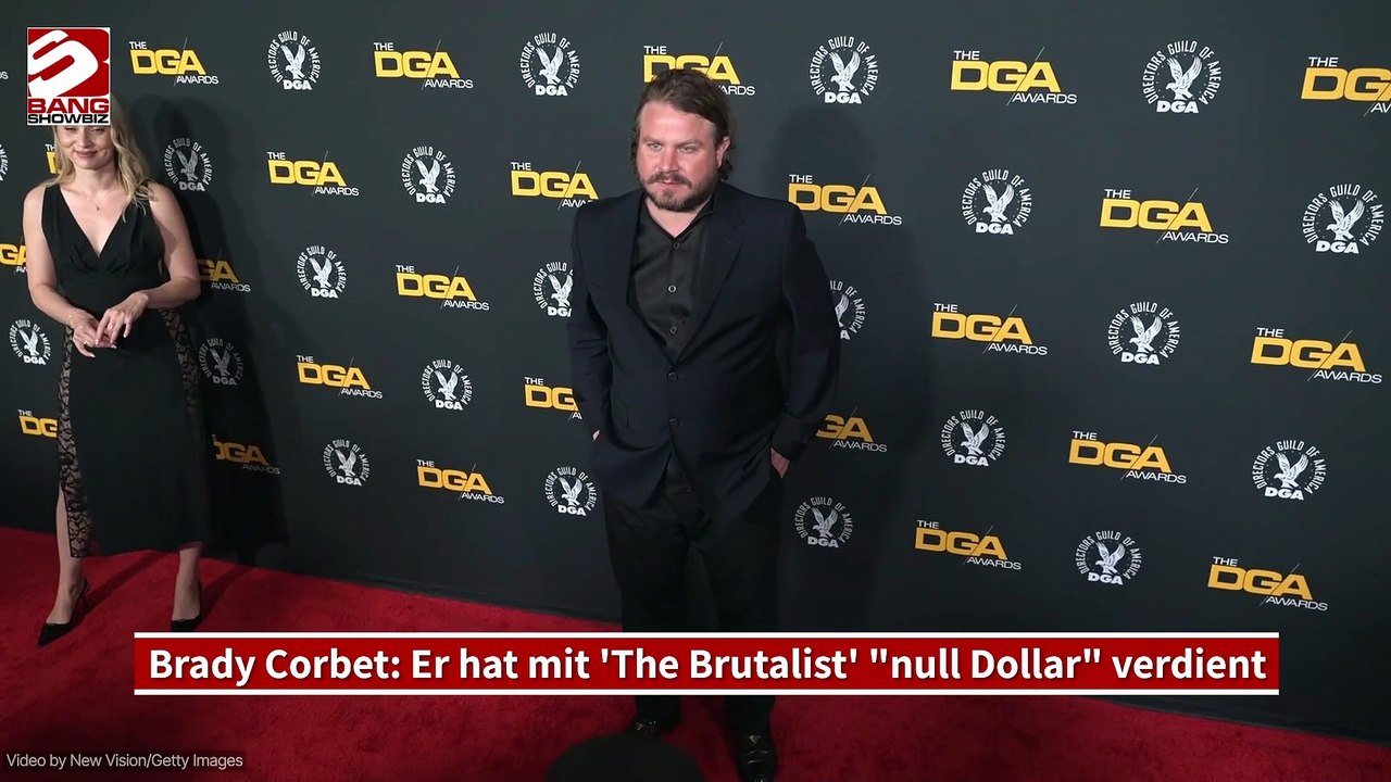 Brady Corbet: Er hat mit 'The Brutalist' "null Dollar" verdient