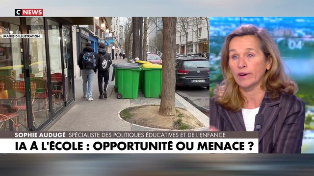 Sophie Audugé donne son avis sur l'utilisation de l'intelligence artificielle dans nos écoles