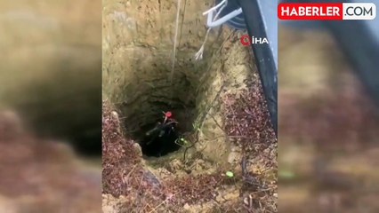 Edirne'de 32 Metre Derinliğindeki Çukurdan Keçileri Kurtarma Mücadelesi