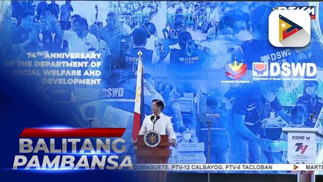 PBBM, dumalo sa ika-74 anibersaryo ng DSWD; pinaigting na serbisyo ng pamahalaan, tiniyak