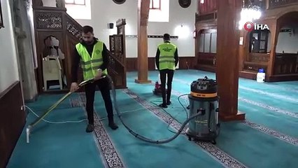 Erzurum’da camilerde Ramazan hazırlığı