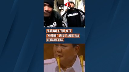 Prabowo Sebut Kata "NDASMU", Lagu 8 Tahun Silam Mendadak Viral