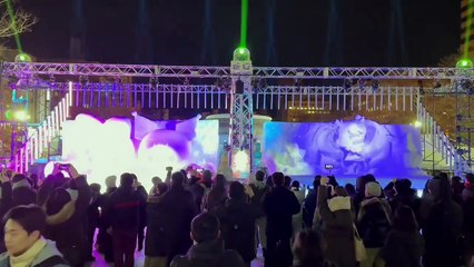 さっぽろ雪まつりに Sapporo Snow Festival My Melody マイメロディ Kuromi クロミ