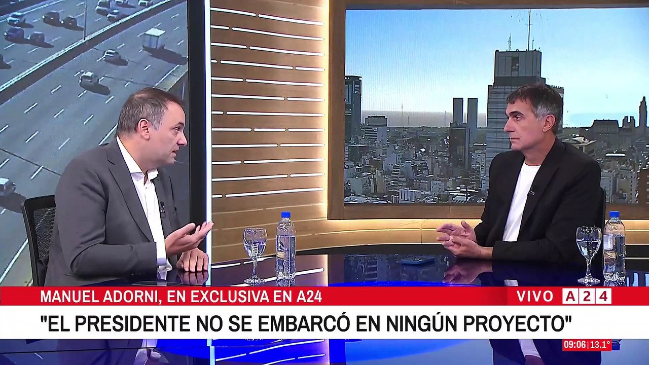 🗣  LA CRÍTICA DE ADORNI A SANTIAGO CAPUTO POR EL POLÉMICO FINAL DE LA ENTREVISTA CON JAVIER MILEI