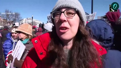 সরকারি সংস্কারের প্রতিবাদে Donald Trump-এর বিরুদ্ধে বিক্ষোভ শুরু ওয়াশিংটনে!