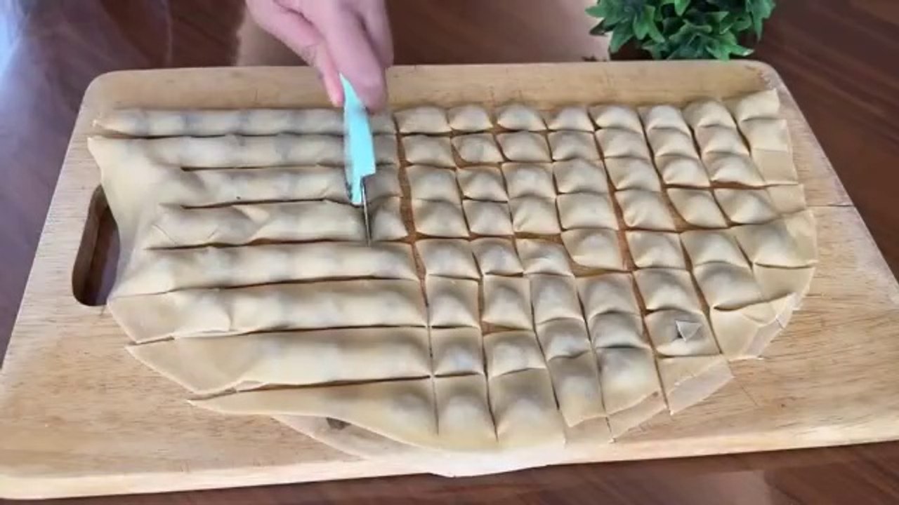 MANTI YAPIMI HİÇ BU KADAR KOLAY OLMAMIŞTI ❗️En Kolay Mantı Tarifi