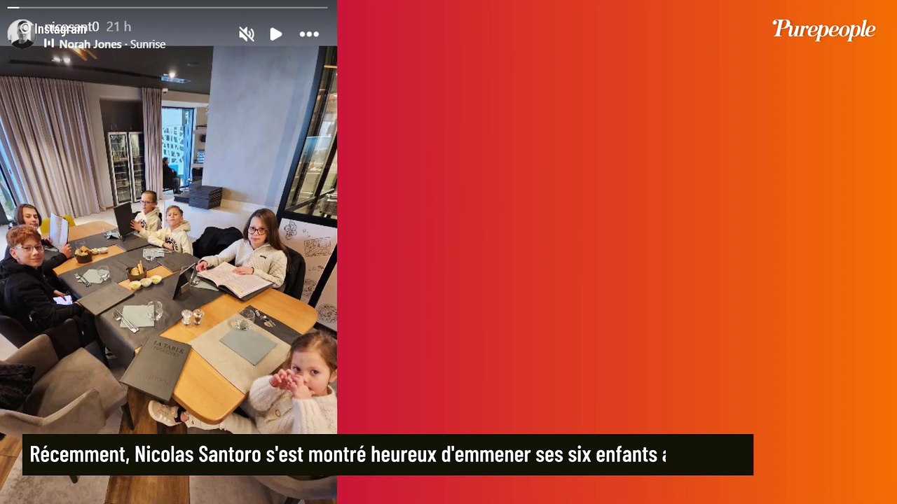 Pendant que Camille Santoro (Familles nombreuses) s'envole à des kilomètres, son ex-mari Nicolas comblé : "Resto avec toute la tribu"