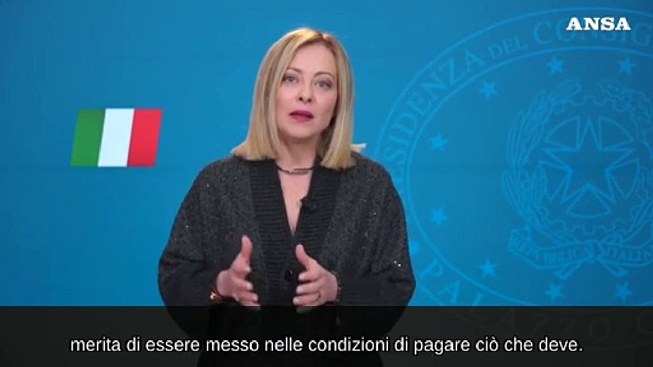 Meloni: "Bugie sui condoni, aiutiamo onesti in difficolta'"