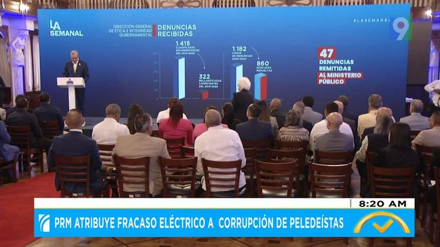 PRM atribuye fracaso eléctrico a corrupción de peledeistas | El Despertador