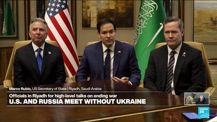 US Secretary of State Marco Rubio presser in Riyadh