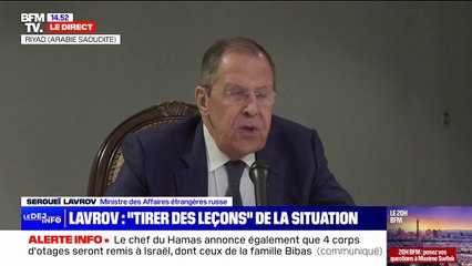 Sergueï Lavrov: "L'absorption de l'Ukraine dans l'Otan est une menace pour les intérêts de la Russie"