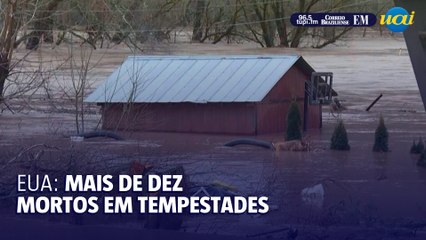Mais de dez mortos em tempestades nos Estados Unidos