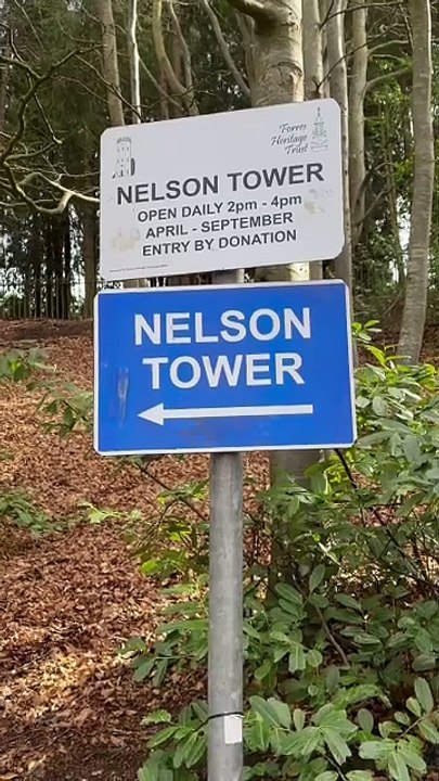 Visit Nelson’s Tower in Forres