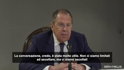 Ucraina, Lavrov: "Gli Usa hanno compreso meglio la nostra posizione"