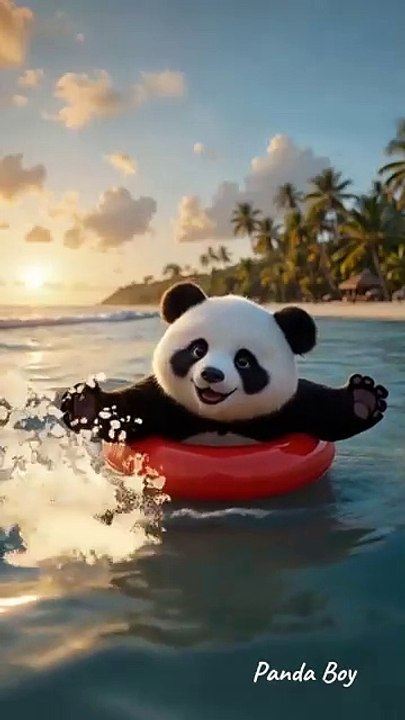 Panda on vacation