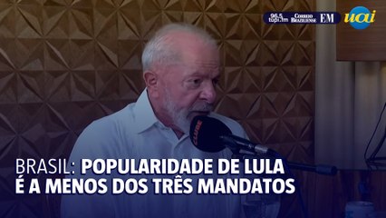 Brasil: Popularidade de lula é a mais baixa dos três mandatos