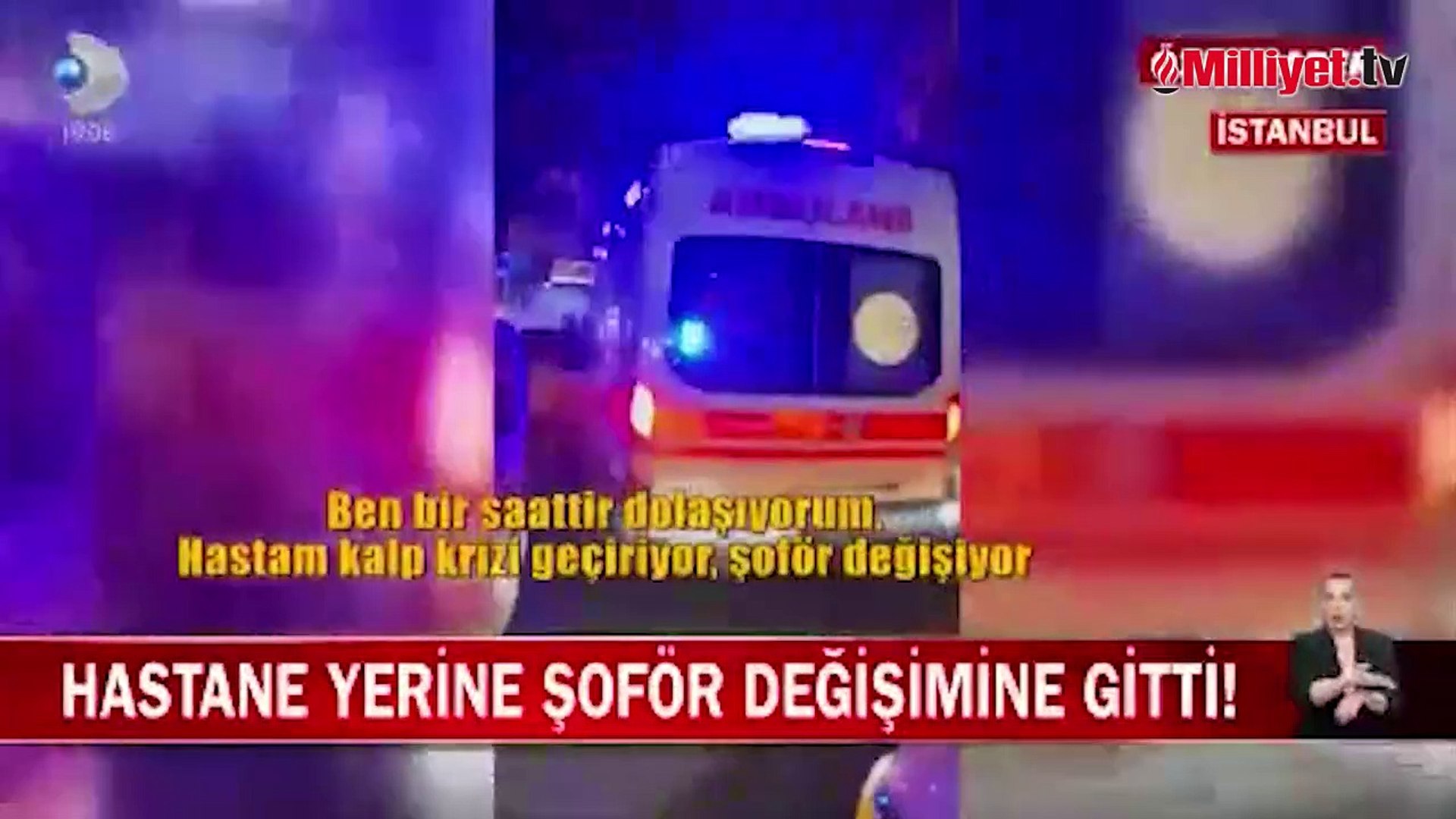 Böyle skandal görülmedi! İçinde hastayla ambulans şoför değişimine gitti