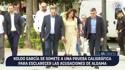 Koldo García se somete a una prueba caligráfica para esclarecer las acusaciones de Aldama