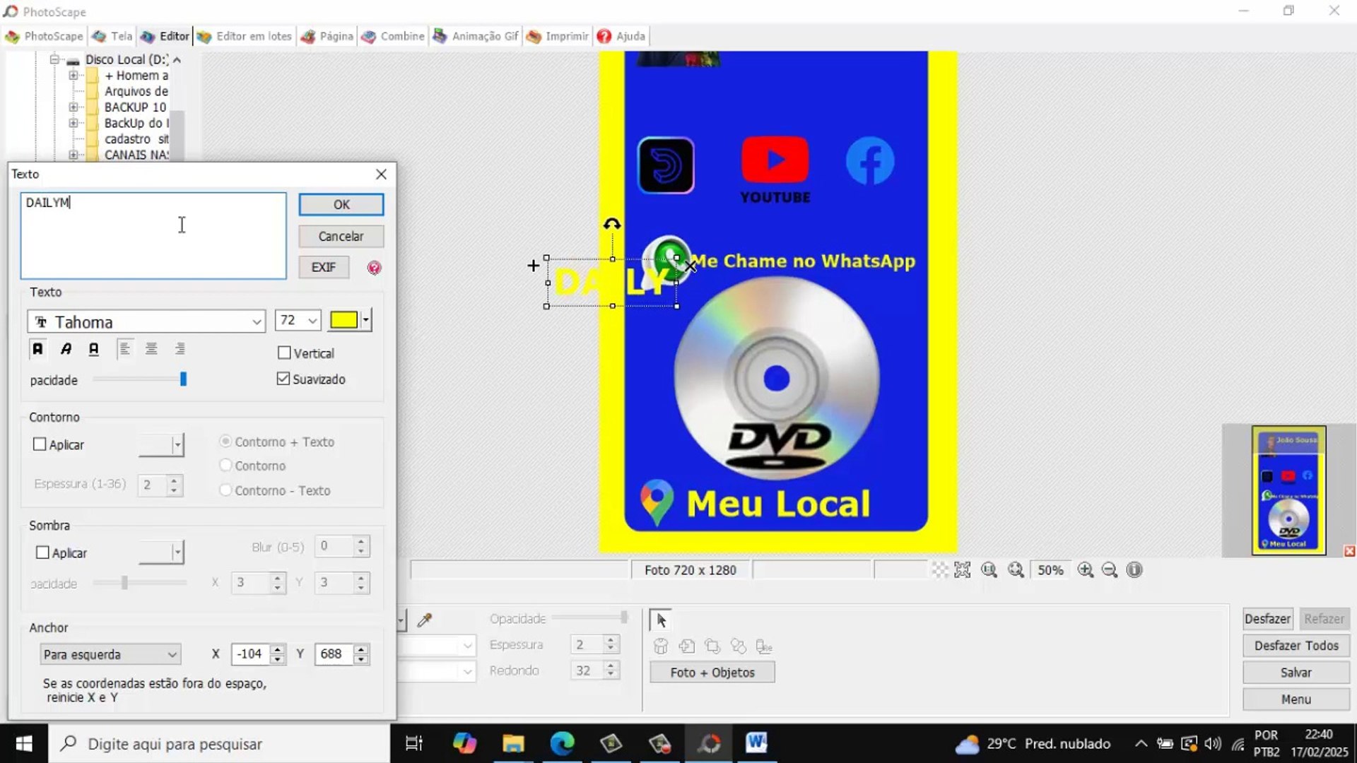 ⁣Criando Cartão de Visitas Interativo Digital- Parte 01
