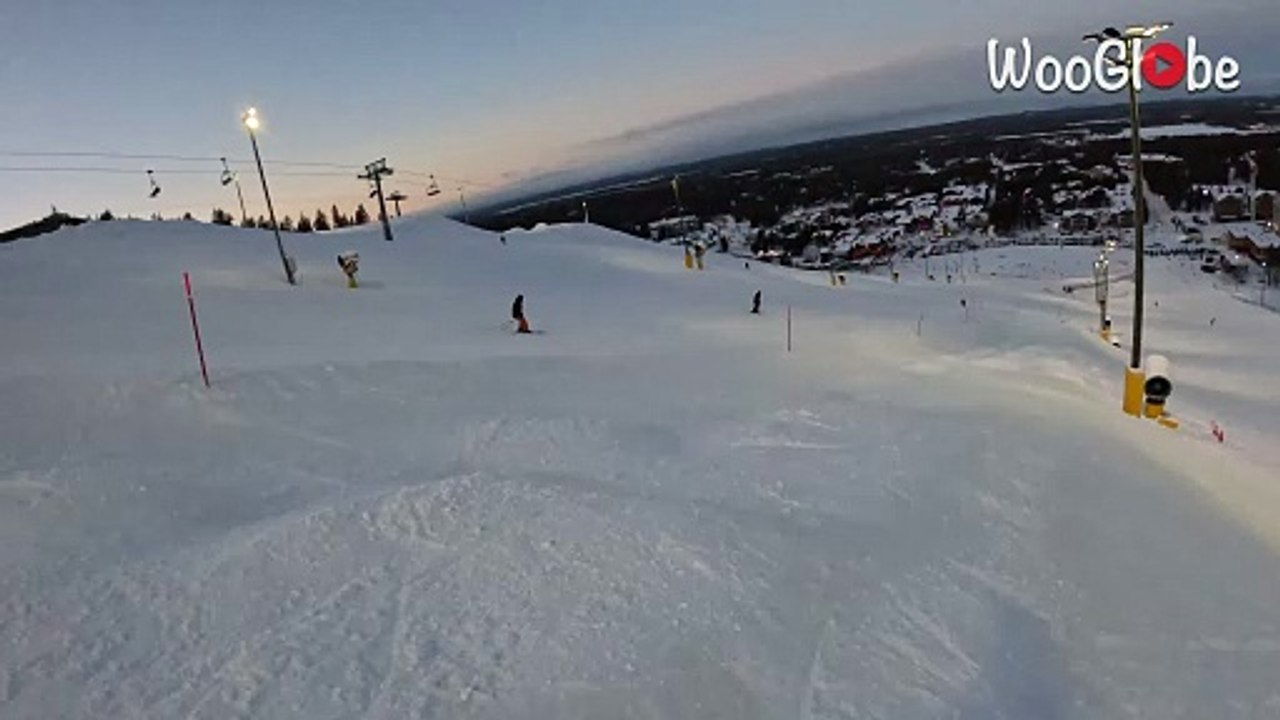 Dad meets epic skiing fail during annual skiing trip to Finland