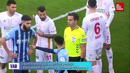 Süper Lig'de 24. hafta maçlarının VAR kayıtları