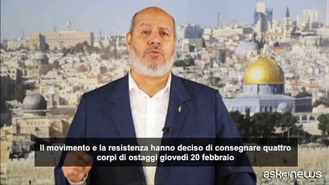 M.O., capo negoziatore di Hamas conferma: sabato liberi sei ostaggi