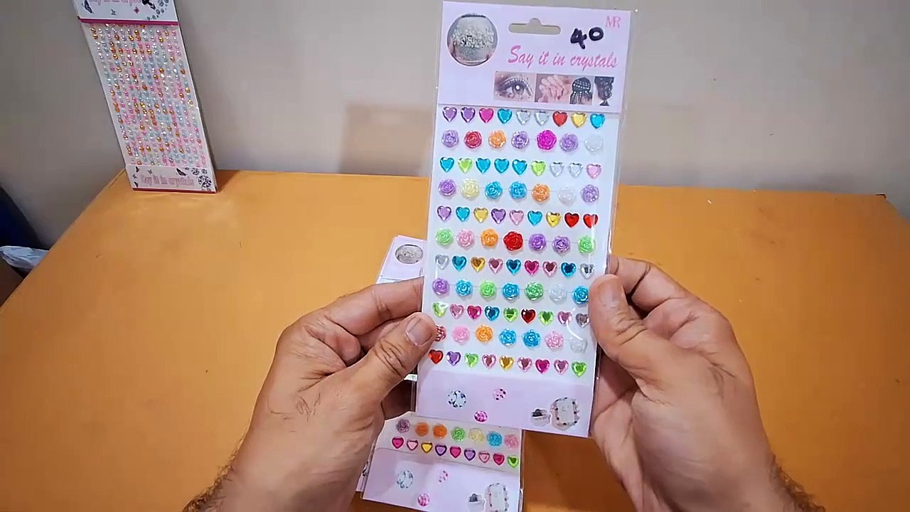 Multicolor Glitter Diamond Stickers for DIY Crafts, Scrapbooking, School Crafts, Decorations