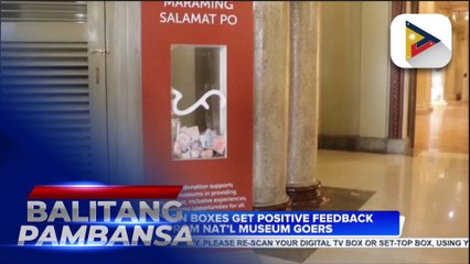 Donation boxes get positive feedback from national museum goers
