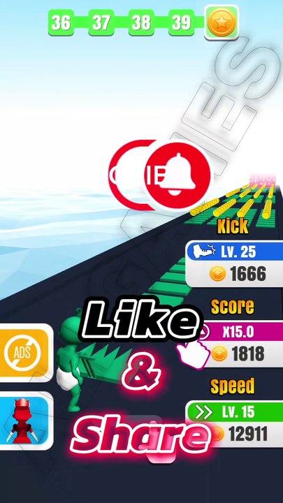 Stack Colors LVL 40 Gameplay FUN GAME #shorts #StackColors #fungames #viralvideo