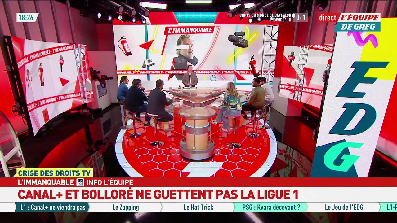 Canal + et Bolloré ne guettent pas la Ligue 1 - Foot - Médias