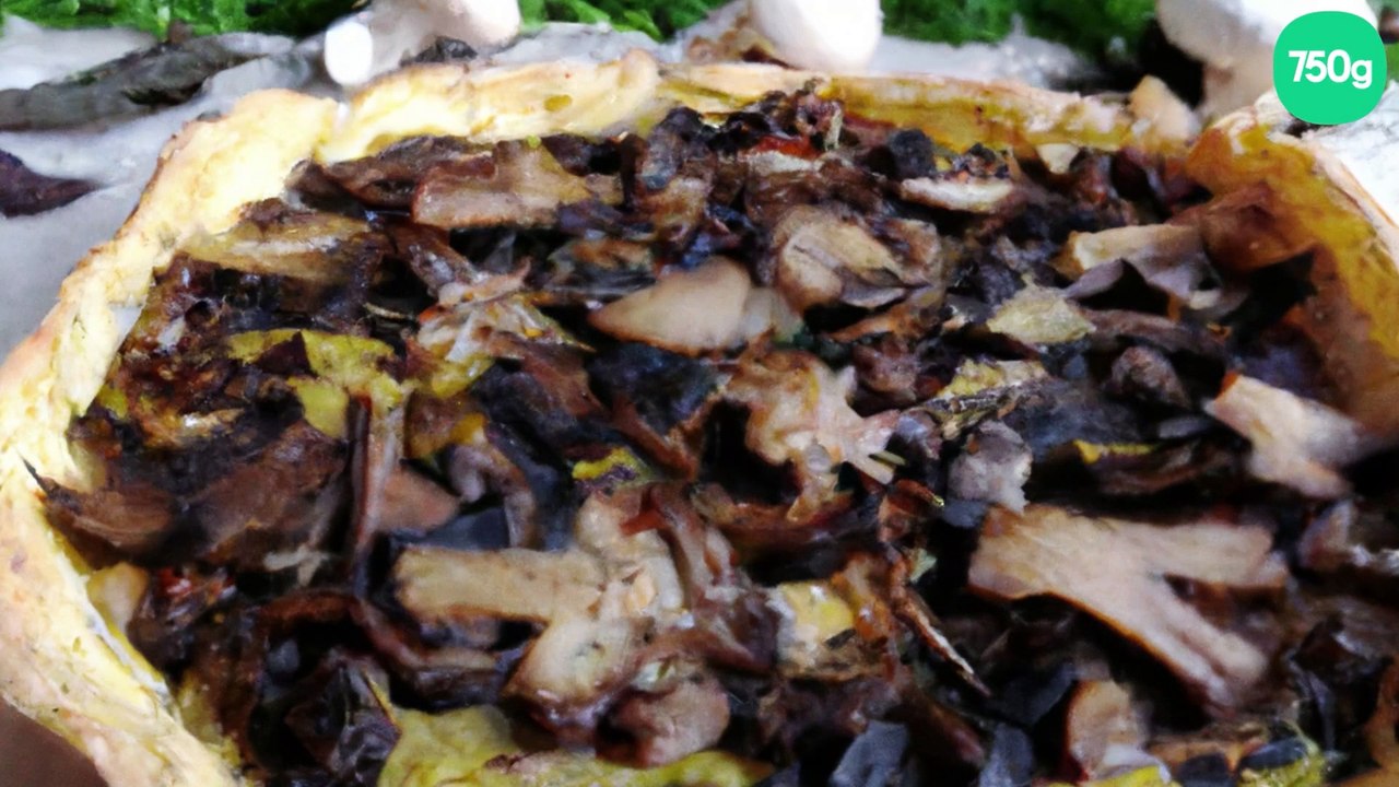 Tarte aux coprins