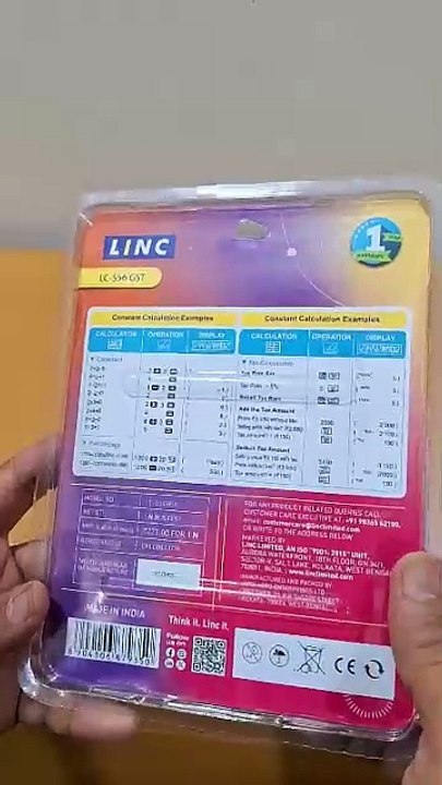 Unboxing and Review of Linc LC-556 GST Calculator and Linc 512 GST Calculator
