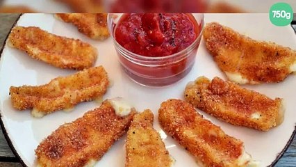 Mozzarella panée au paprika