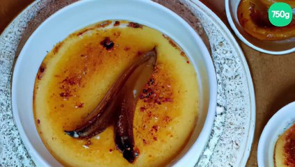 Crème brûlée aux poires