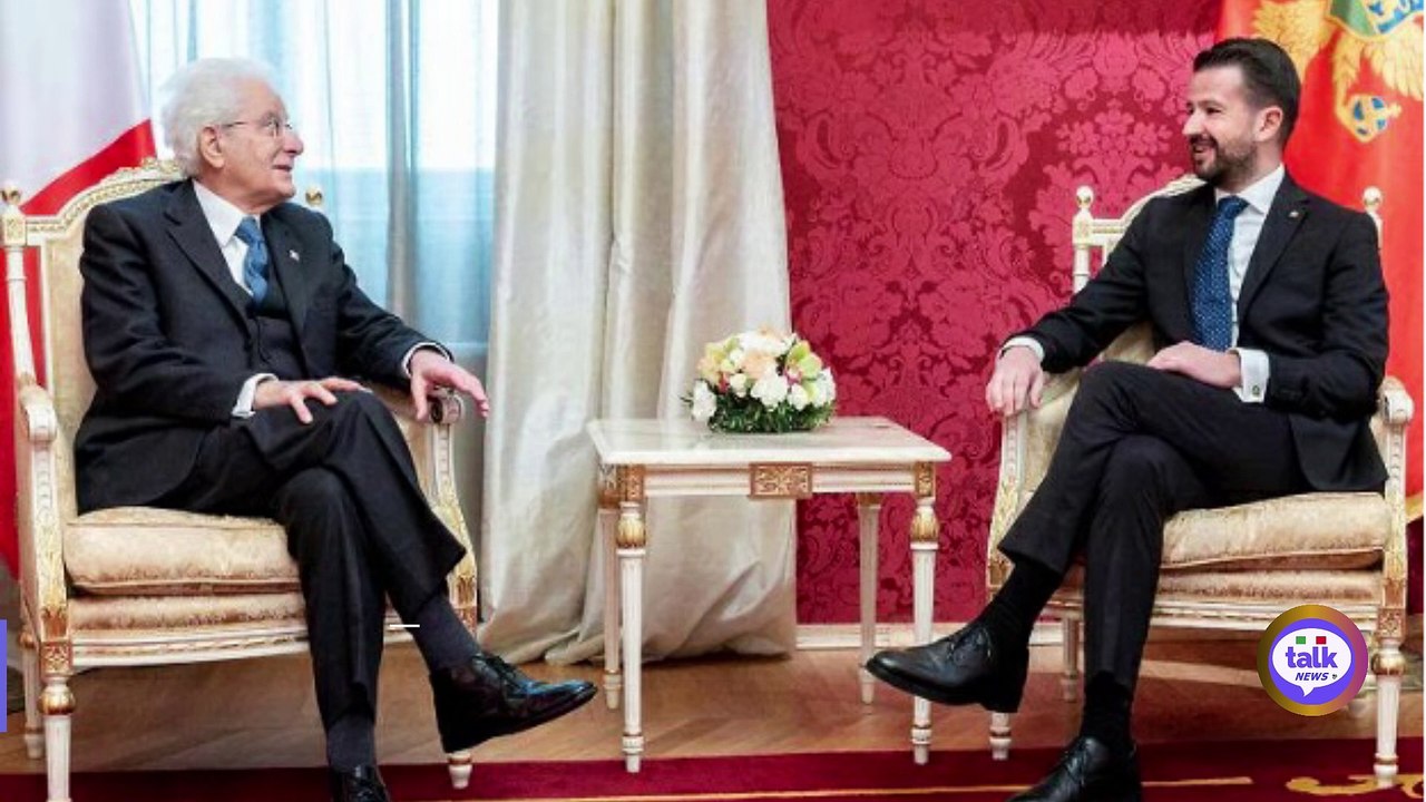 Mattarella incontra Milatovic: "Serve un mondo che rispetti il diritto internazionale"