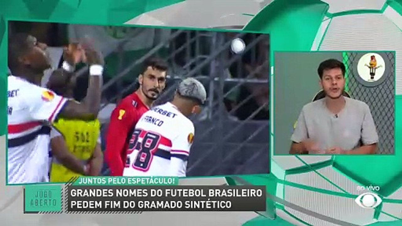 Neymar, Lucas e outros nomes de peso do futebol brasileiro pedem fim do gramado sintético; Jogo Aberto debate
