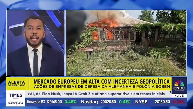 Como está mercado europeu com negociações entre EUA e Rússia sobre a guerra na Ucrânia?