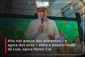 Alta nos preços dos alimentos – e agora dos ovos – afeta a popularidade de Lula, opina Heron Cid⁠