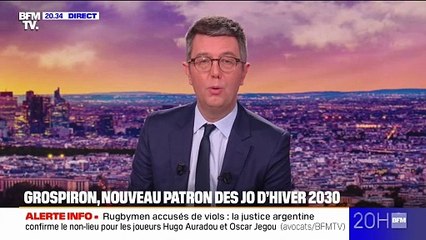 LE REPORTAGE DU 20H - Edgar Grospiron, nouveau patron des JO d'hiver de 2030