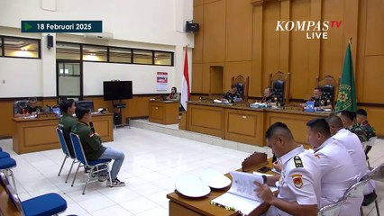 [FULL] Jawab Anak Bos Rental Ditanya Hakim saat Bersaksi di Sidang Pengadilan Militer