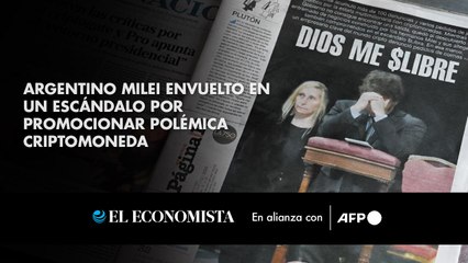 Argentino Milei envuelto en un escándalo por promocionar polémica criptomoneda