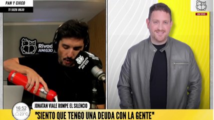 Jonatan Viale habló tras la filtración del crudo de la entrevista a Milei