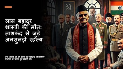 लाल बहादुर शास्त्री की रहस्यमयी मौत | क्या यह एक साजिश थी?