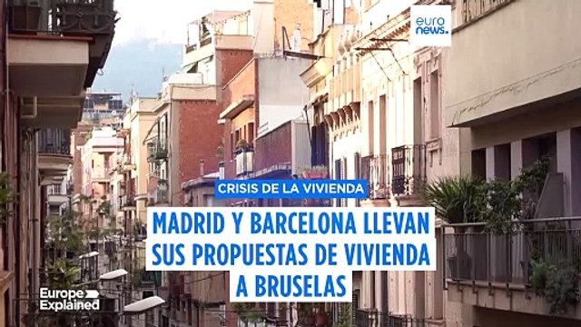 Crisis de la vivienda: los alcaldes de Madrid y Barcelona debaten sus propuestas en Bruselas