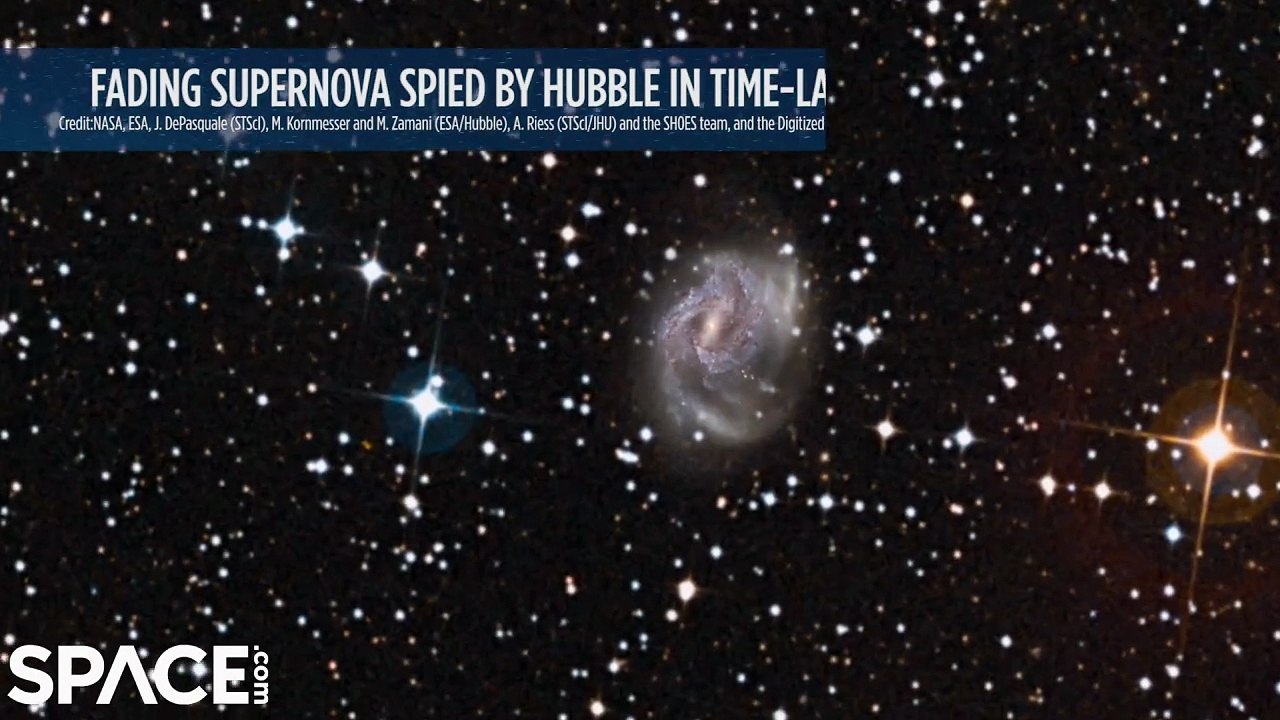 Amazing Time Lapse Of Fading Supernova Spied By Hubble