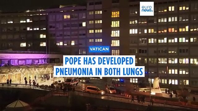 Vatican says pope has pneumonia in both lungs
