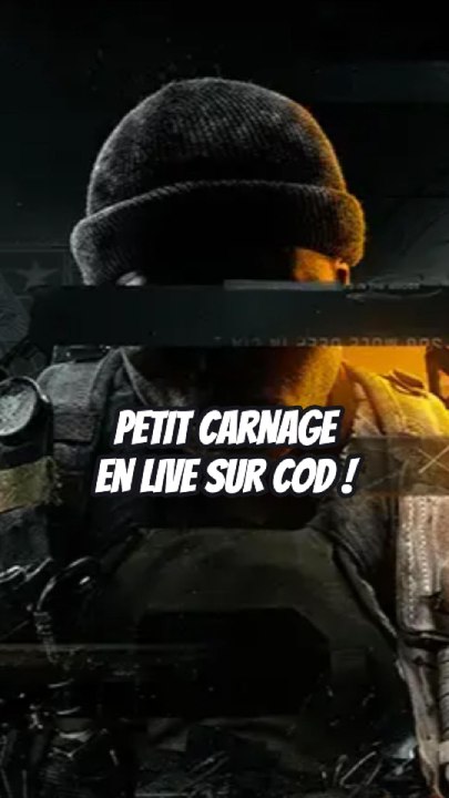 Petit clip cod sur Twitch 🔥