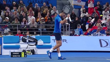 Berrettini shocks Djokovic in Doha