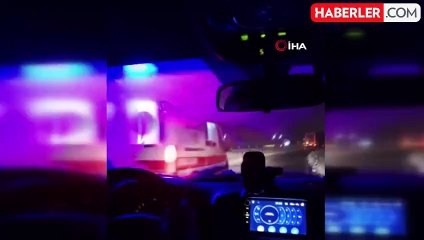 Amasya'da Karlı Yolda 4 Araçla Zincirleme Kaza: 2 Yaralı