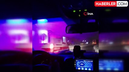 Amasya'da Karlı Yolda 4 Araçla Zincirleme Kaza: 2 Yaralı